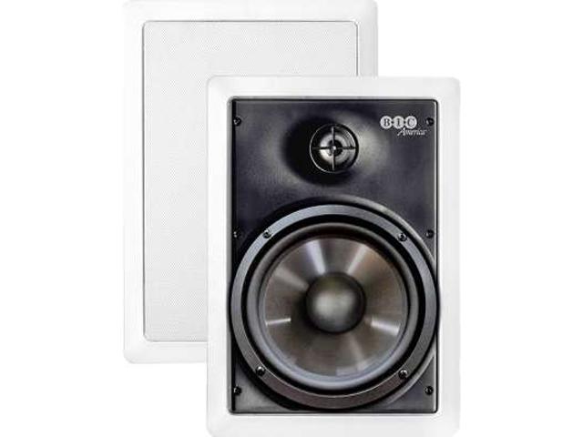 BIC America M-PRO6W 6.5" Weather-Resistant In-wall Speaker, Pair