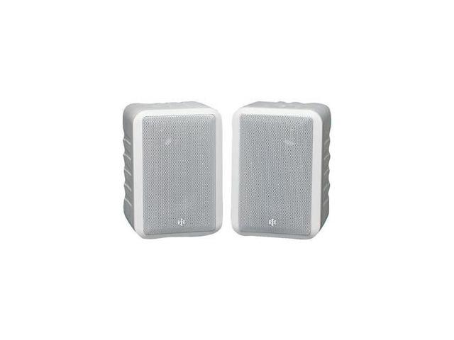 BIC America RtR V44-2 Shielded Indoor/Outdoor Speakers, Pair, White