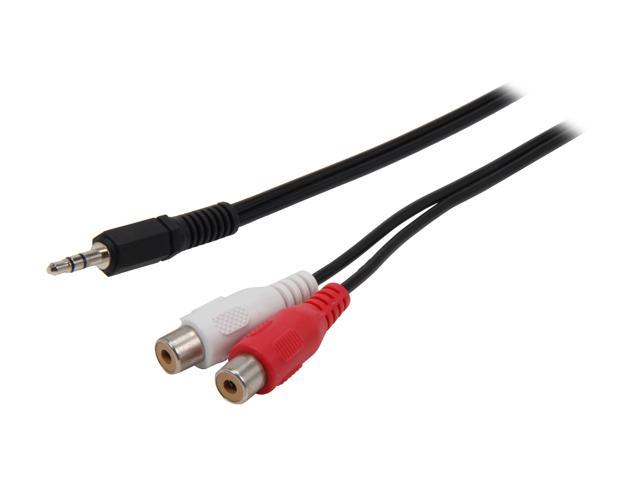 Rosewill RCW-H9011 - Mini-Stereo to RCA Audio Cable - 6 Feet