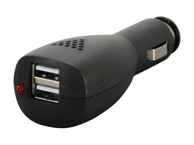 Rosewill RCP-32TU USB Car Charger with 2 USB Port at 1 Amp