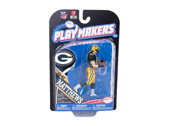 McFarlane Toys NFL Playmakers Series 4 Clay Matthews Packers (4 Inch  Figure) 