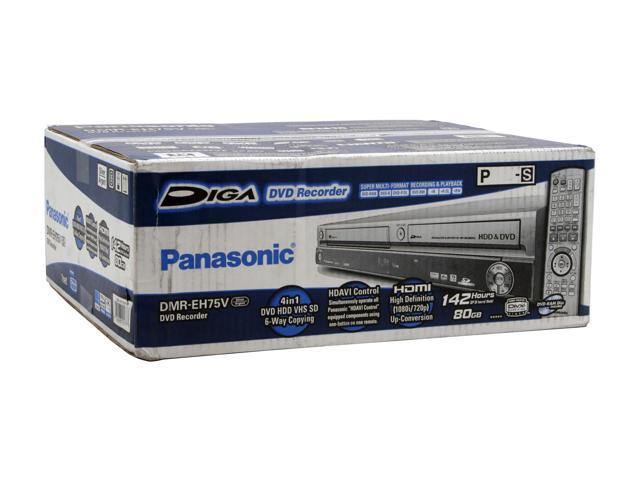 Panasonic DVD Recorder & HDD Combo DMR-EH75VS - Newegg.com