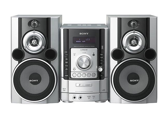 SONY CD/Cassette/MP3/Radio 5-Disc Changer Mini Audio System 