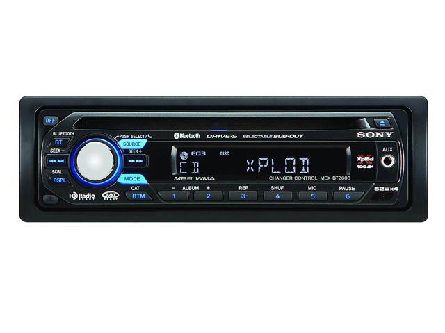 SONY In-Dash CD Receiver with Bluetooth Connectivity - Newegg.com