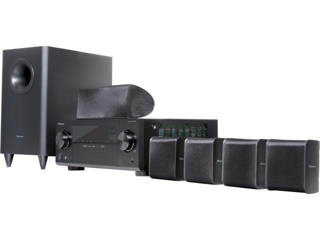 Pioneer HTP-072 5.1 Channel Home Theater Package with 3D AV Receiver, Subwoofer and Satellite Speakers