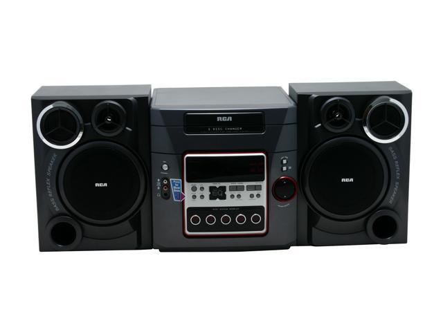 RCA CD/MP3/Radio 5-Disc Changer Shelf System RS2652 - Newegg.com