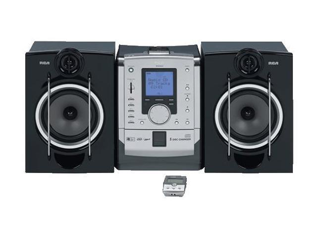 RCA CD/MP3/Radio 5-Disc Changer Shelf System RS2058 - Newegg.com