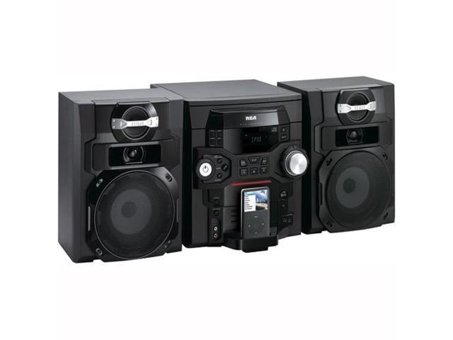 RCA CD/Radio/iPod Dock 5-Disc Changer Shelf System RS2768I - Newegg.com