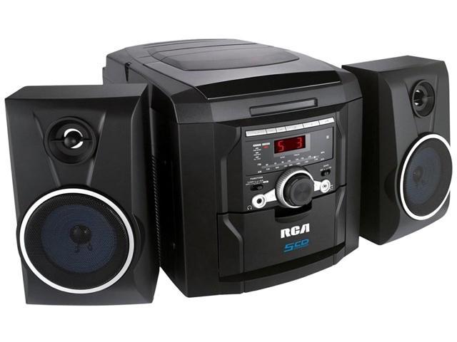 RCA 5-Disc Changer Mini Audio System RS22162S