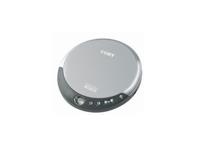 COBY Slim Personal CD Player CXCD109SVR