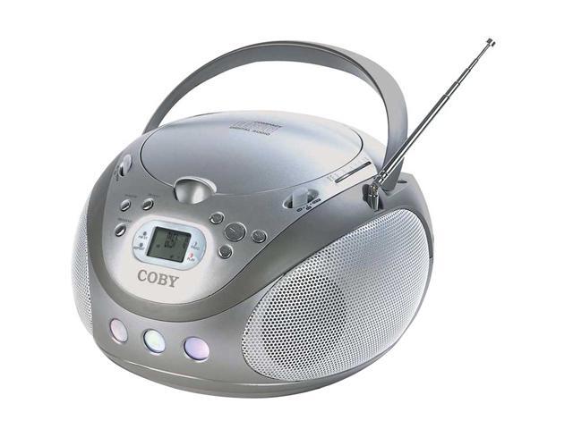 COBY Portable Stereo MP3/CD Player with AM/FM Radio MP-CD 451 - Newegg.com