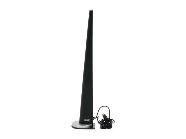 Antenne Intérieure Amplifiée AM/FM TERK TOWER - Réception Améliorée Pour Radio Et Tuner