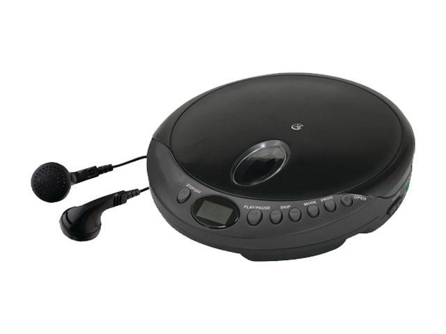 GPX Portable Compact CD Player with Earbuds - Black PC101B