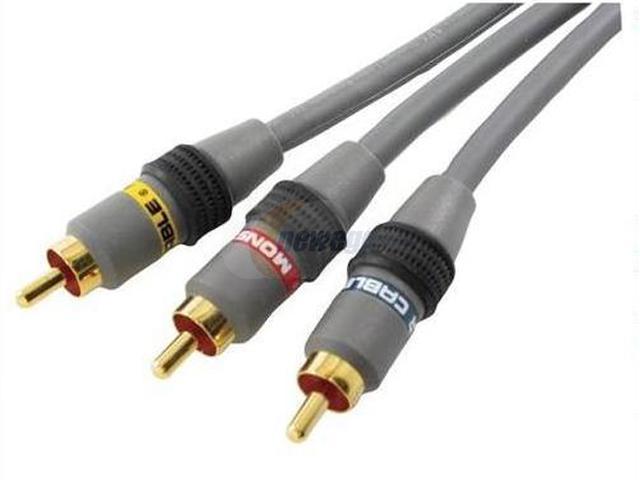 Monster Cable Model BSV110015M 4.92 FT. Standard Composite Video/Interlink 100 A/V Kit (RCA)