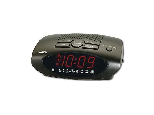 Timex T228B Large Display Alarm Clock Radio 