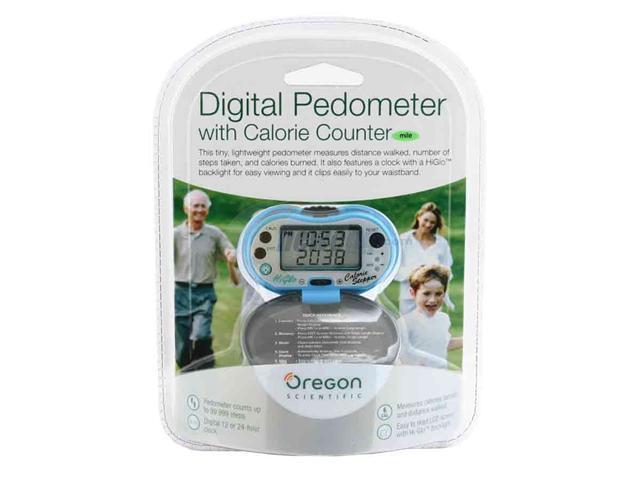 Oregon Scientific PE316CA-B Digital Pedometer with Calorie Counter ...