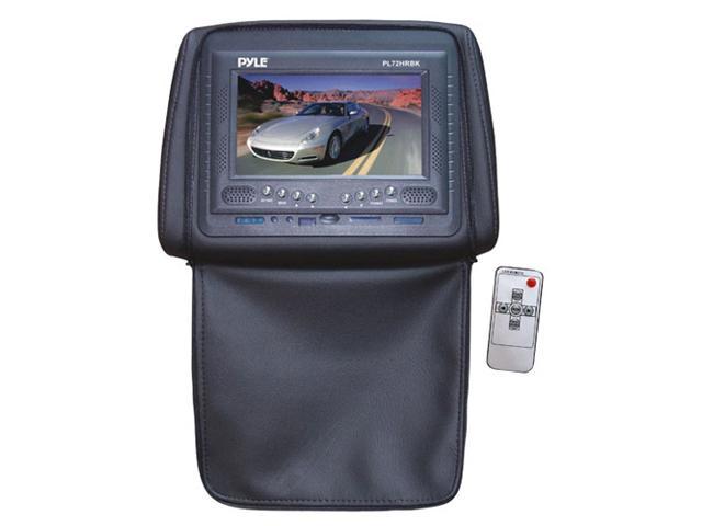 PYLE 7" Adjustable Headrest Monitor w/ IR Transmitter & Cover (Black)