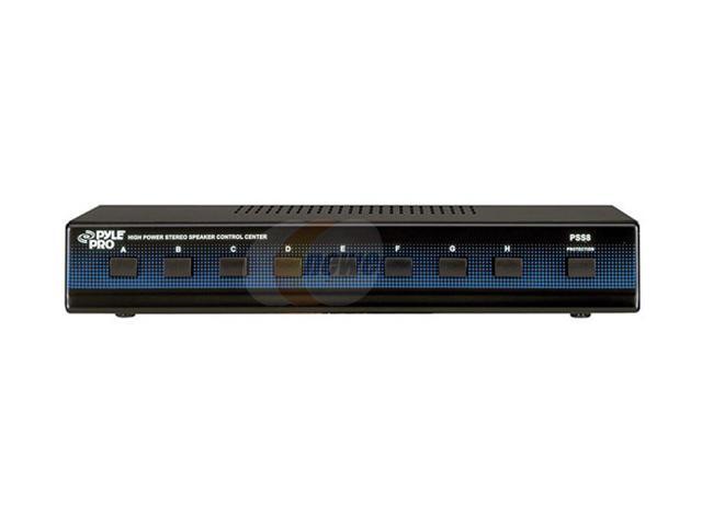 Pyle PSS8 Selettore Altoparlanti A 8 Canali - 100W Per Canale, Impedenza Min 8 Ohm