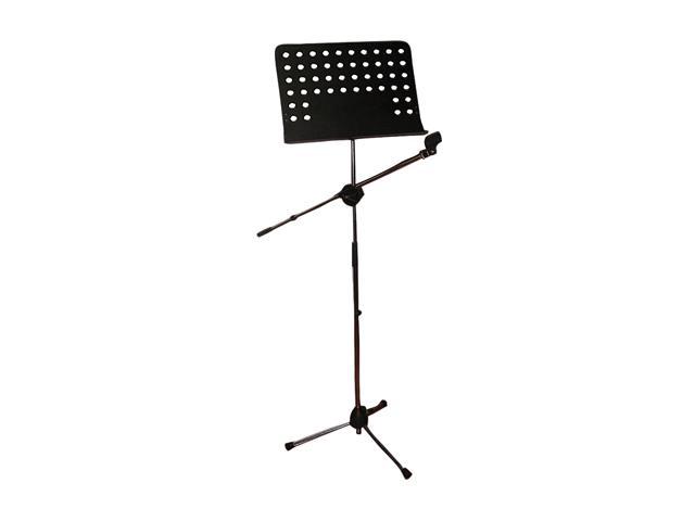 Pyle PMSM9 Heavy Duty Tripod Microphone And Music Note Stand
