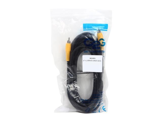 C2G 40455 Value Series Composite Video Cable 25 Feet, 7.62 Meters Black
