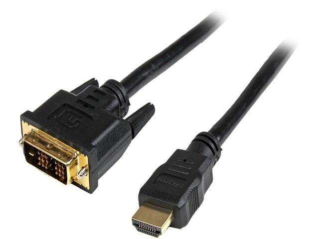 StarTech.com HDMIDVIMM10 10 ft HDMI to DVI-D Cable - M/M - 3m HDMI to DVI Adapter Converter