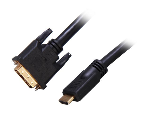 StarTech.com HDMIDVIMM30 30 ft. Black HDMI to DVI Digital Video Cable Male to Male