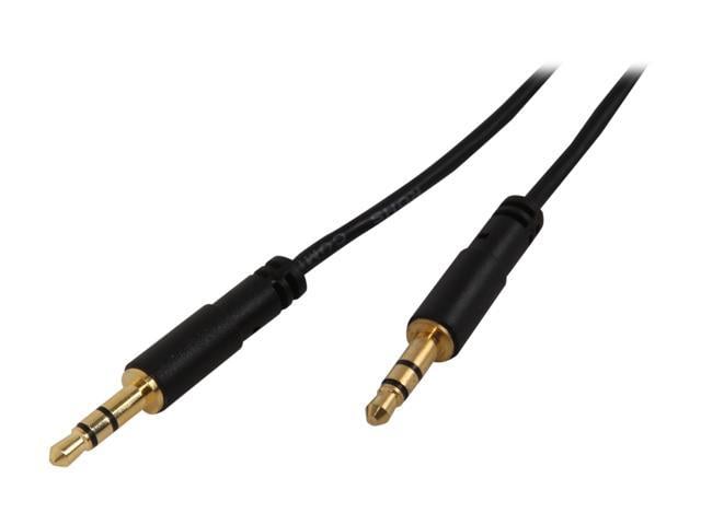 StarTech.com MU3MMS Slim 3.5mm Stereo Audio Cable Male to Male