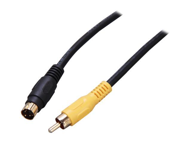 StarTech.com Model SVID2RCAMM10 10 ft. S-Video to Composite Video Adapter Cable Male to Male