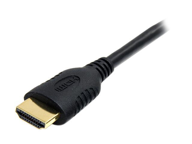 StarTech.com HDMIACMM3 3 ft. Black High Speed HDMI® Cable with Ethernet Male to Male