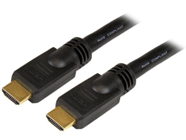Startech 20ft High Speed HDMI® Cable HDMM20 - Ultra HD 4k x 2k HDMI Cable - HDMI to HDMI M/M- 20ft HDMI 1.4 Cable - Audio/Video Gold-Plated