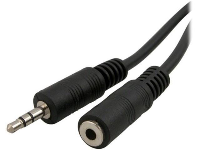 Insten 798759 6 ft. 3.5mm Stereo Plug to Jack Extension Cable Male to Female