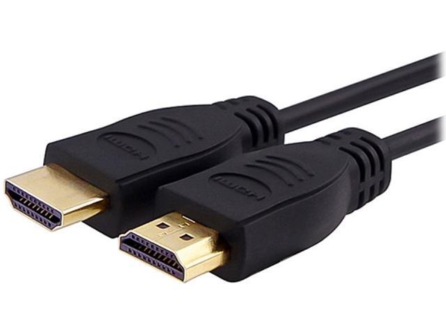 Insten 797967 3 ft. Black High Speed HDMI 1.4 Cable with Ethernet - 28AWG(2 PACK)