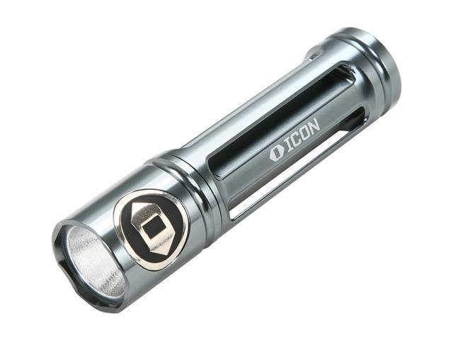 Icon Light RG102A Rogue 1 Gray Alluminum Flashlight 50 Lumen