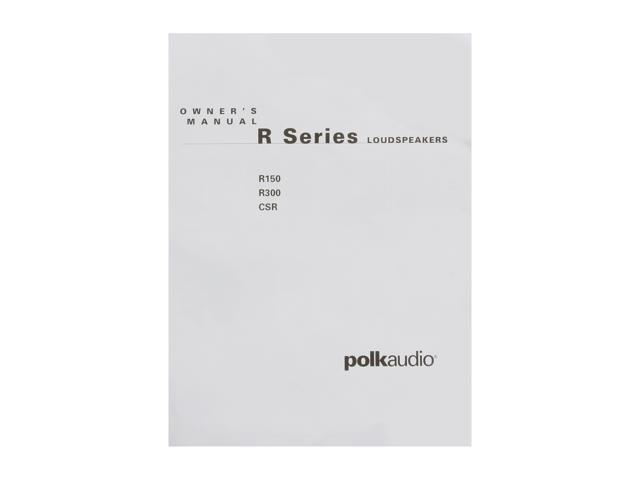 Polk Audio R300 Black Two-Way Floor-Standing Loudspeaker Single - Newegg.ca