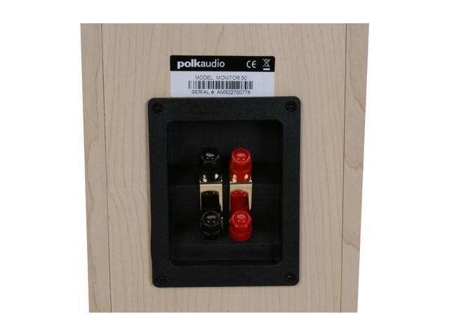 Polk Audio Monitor 50 Two-way Floorstanding Loudspeaker maple Single ...
