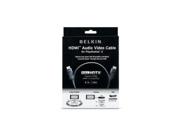 BELKIN PURE AV AM22302-06-SN 6 ft. Black HDMI Cable Male to Male