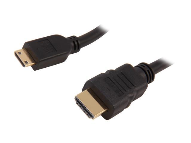 HDM-MINIBB-HSE6BK 6 ft. Mini HDMI Gold Plated Connector Cable with ...