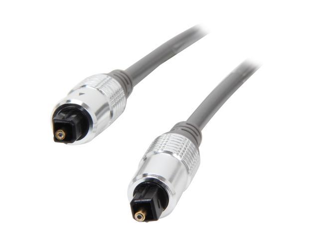 Coboc Model PTOSLINK-MM-10-GR 10 ft. Premium Optical Toslink Audio Cable Male to Male