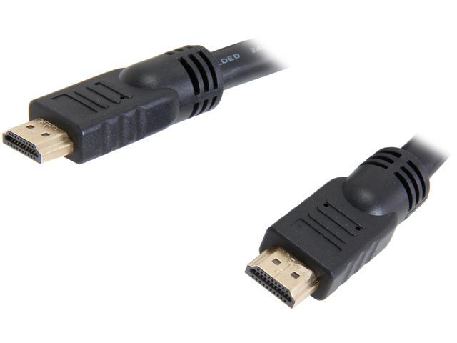 Coboc EA-CL2-HDAC-35-BK 35 ft. Black HDMI A Male to A Male Premium CL2 Rated 24AWG High performance  HDMI w/Ethernet  Cable Male to Male