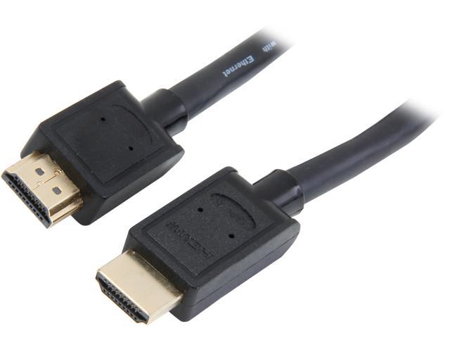 Coboc EA-RM-HDAC-50-BK 50 ft. Black HDMI A Male to A Male 28AWG  Ultra Slim Series High speed HDMI  Active Cable w/RedMere Technology Male to Male