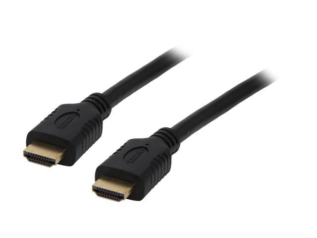Kaybles 3ft High Speed HDMI w/ethernet CL2 rating Black cable M/M 28AWG Gold Plated