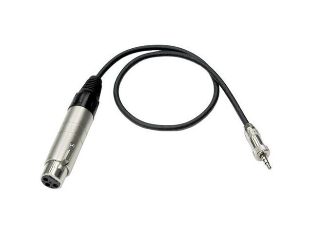 Hosa Model MIT-156 18 in XLR3F to 3.5mm TRS Impedance Transformer Female to Male
