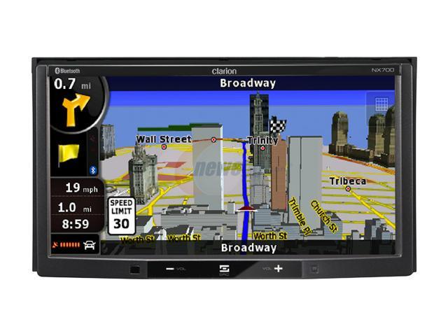 Clarion DVD Multimedia Station With Built-in Navigation & 7" Touch Panel Control