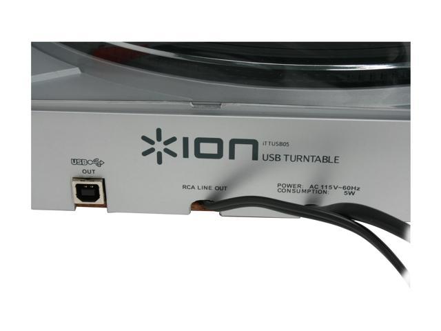 Ion Audio - USB Turntable w/ Dust Cover (TTUSB05) - Newegg.com