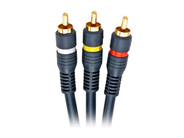 STEREN Model 254-320BL 12 ft Home Theater A/V Cables Male to Male
