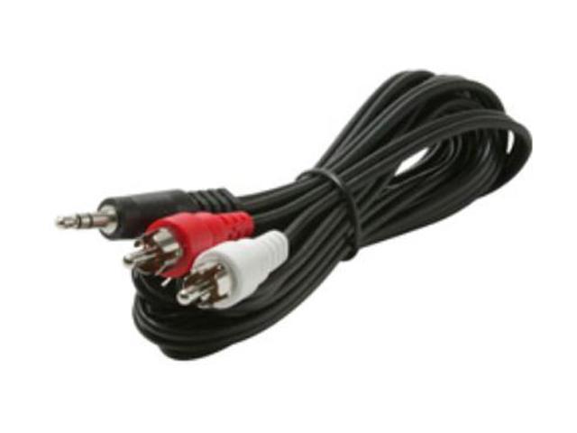 STEREN 255-045 6ft. Y-Cable Audio Adapters Male to Male