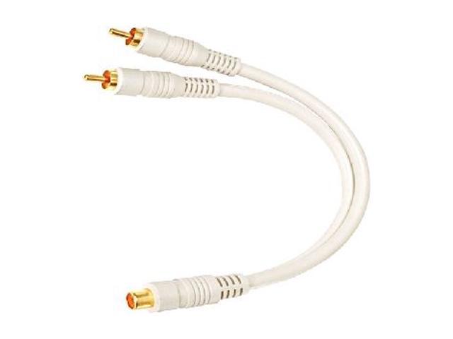 STEREN 254-207IV 6" Python Home Theater Y-cable Female to Male