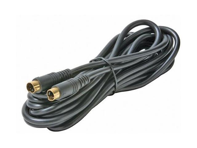 STEREN Model BL-265-112BK 12 ft. Premium S-Video Patch Cable