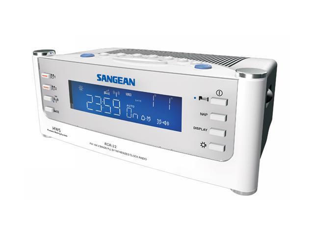 Sangean FM/AM PLL Synthesized Tuning Clock Radio RCR-22