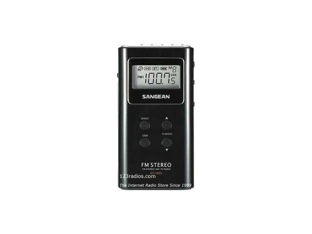 Sangean Pocket Digital Radio Tuner(Black) DT180BLK